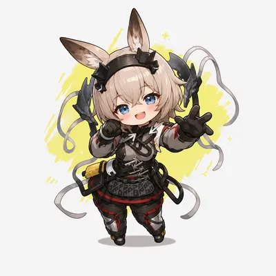 Avywenna chibi fanart — Arknights Endfield character