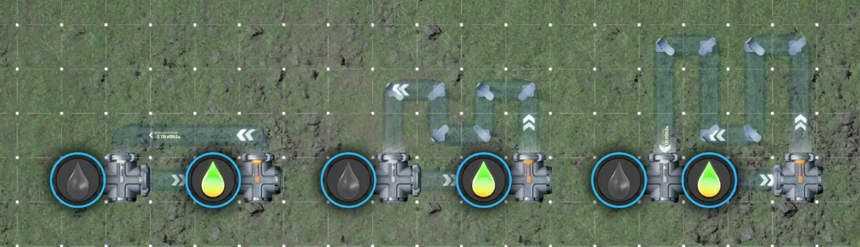 Fluid limiter setup showing preload tank and limiter facility