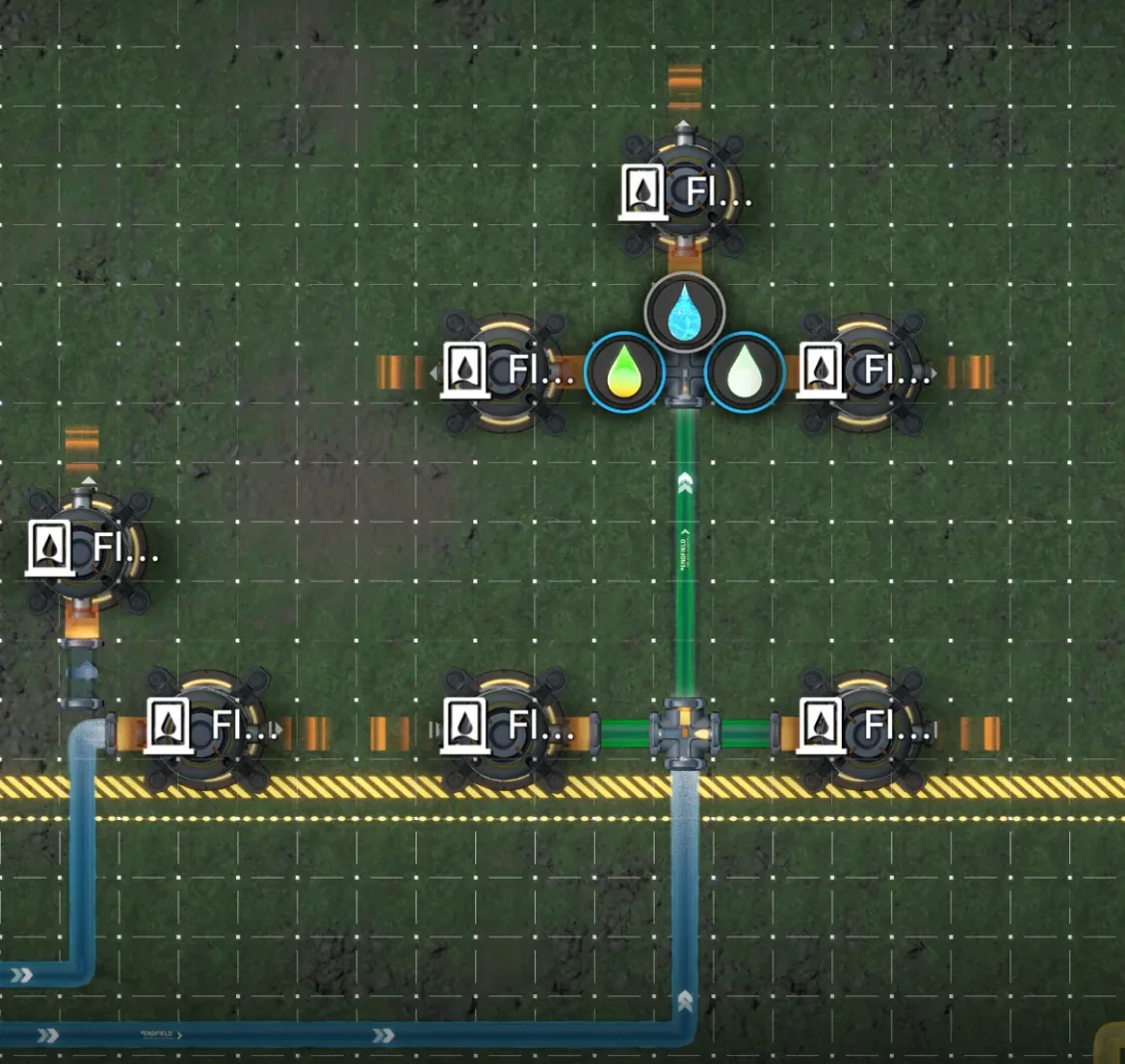 Testing setup for verifying pipe throughput formulas