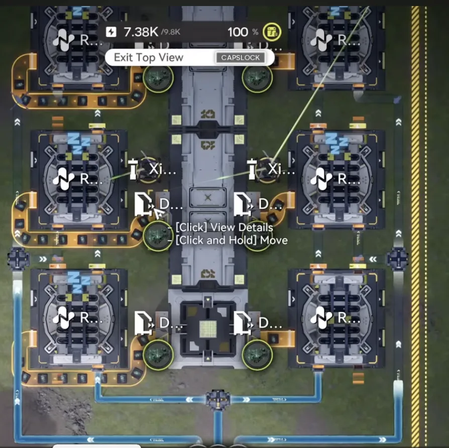 Liquid Xiranite mission blueprint layout for the Fissure Filling and Land Grouting quest