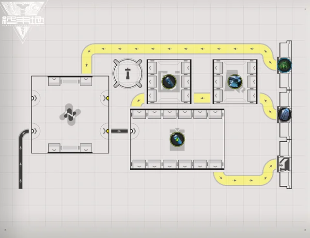 Liquid Xiranite V1 blueprint layout — 7x19 with 2 Depots + P Stash (NA/EU)