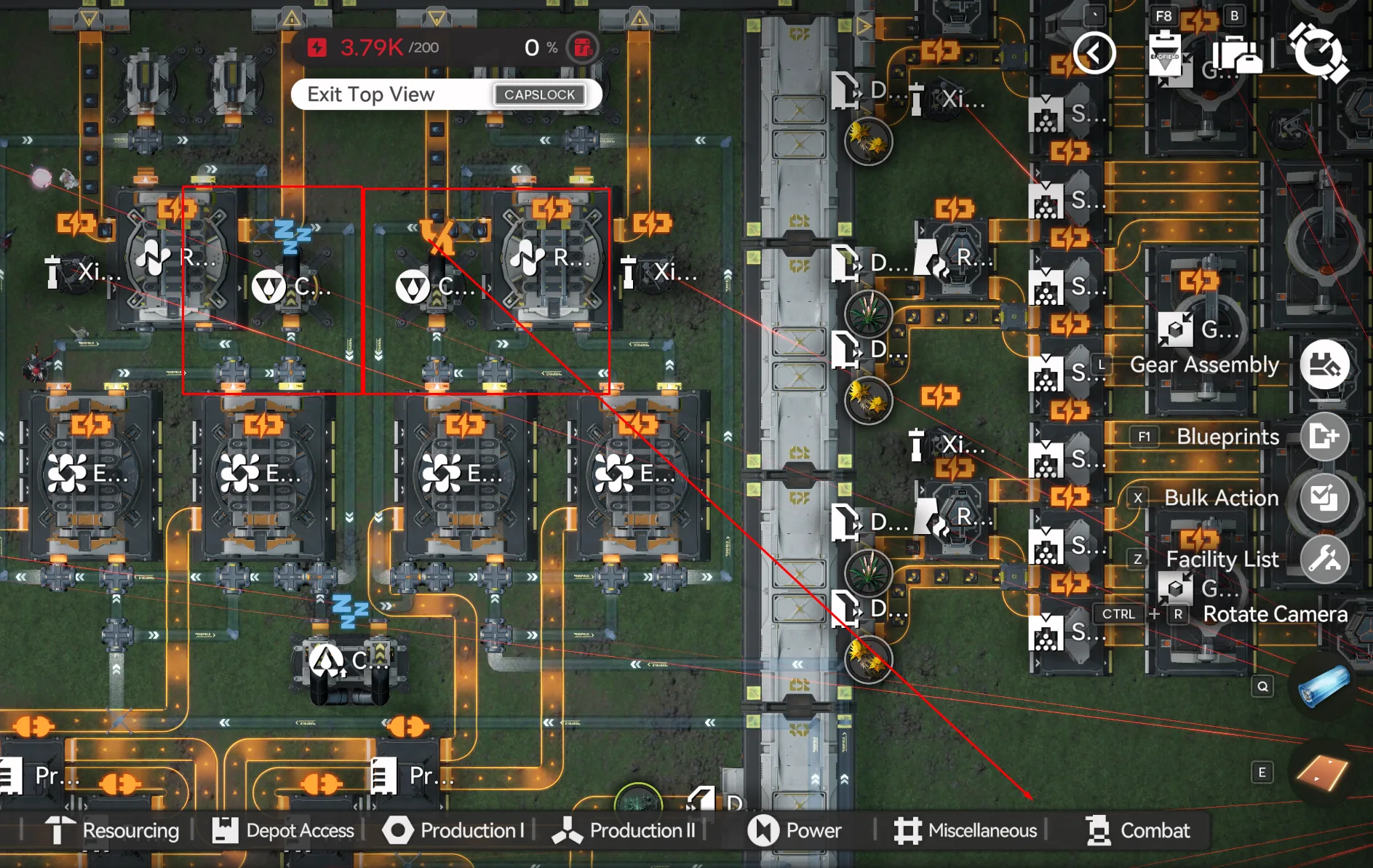 Top conduit connections