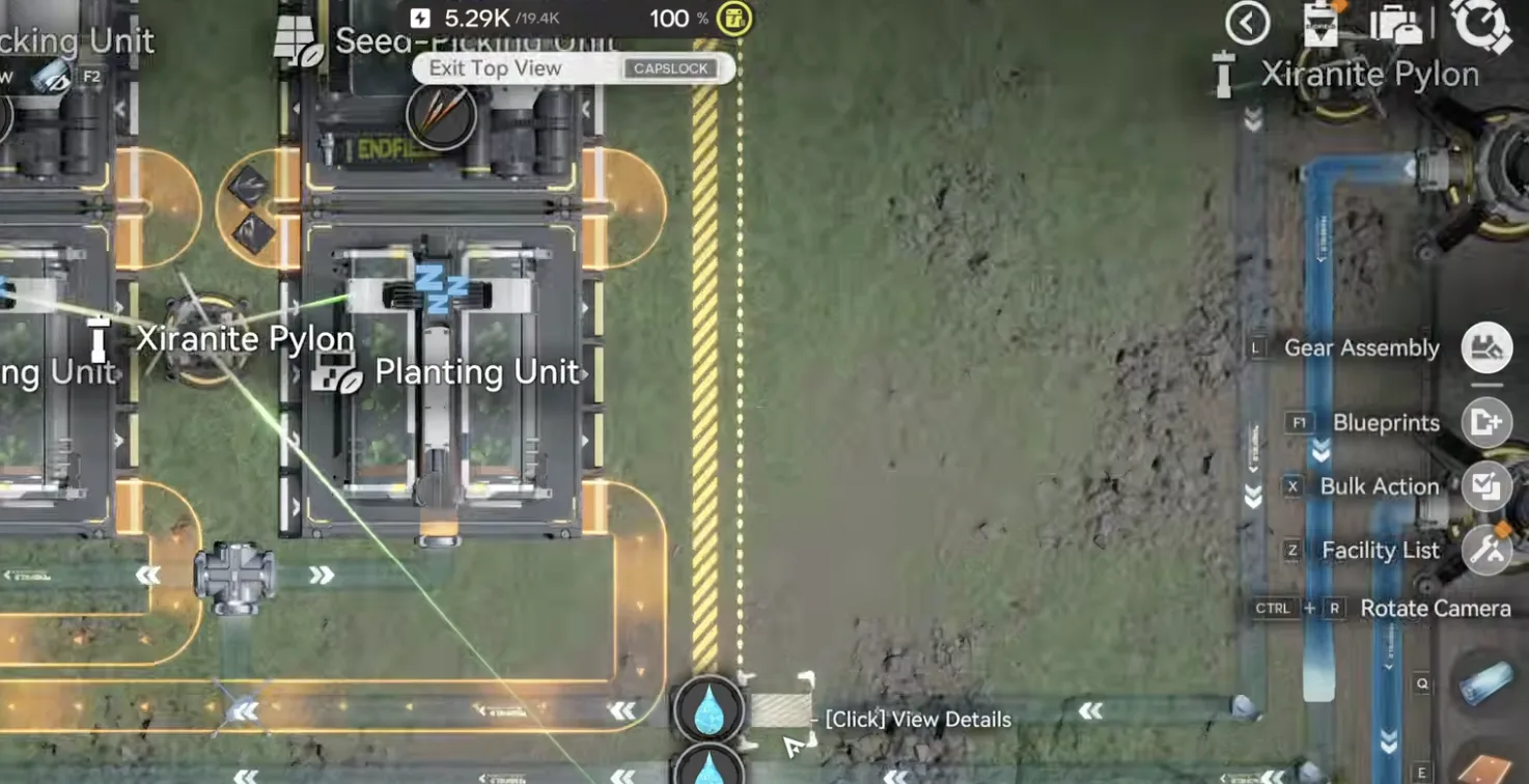 Three Fluid Pumps connected next to the six seed machines