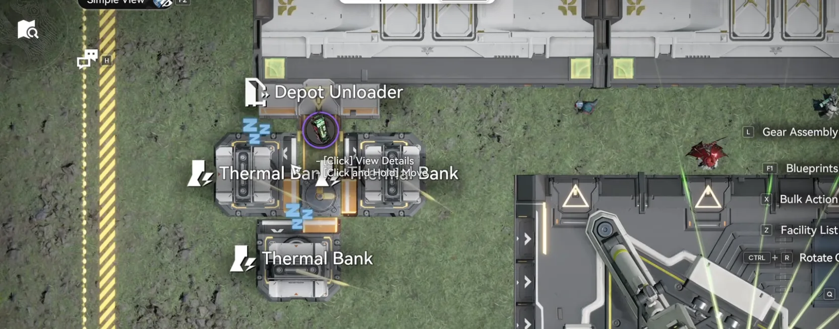 Thermal Bank location in the Core AIC and when to turn one off