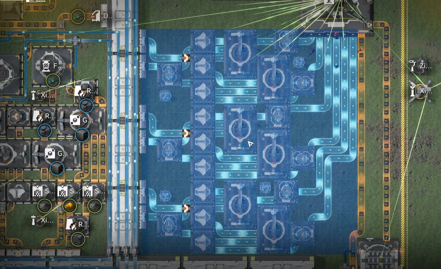 Wuling 7 blueprint deployed in the Core AIC top-right corner