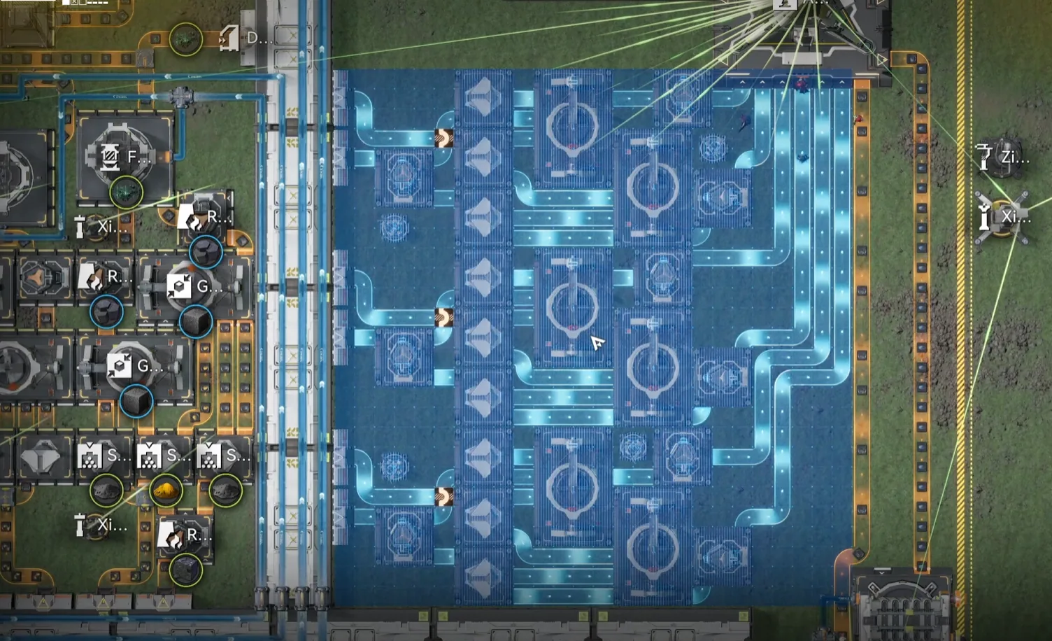 Wuling 7 blueprint deployed in the Core AIC top-right corner