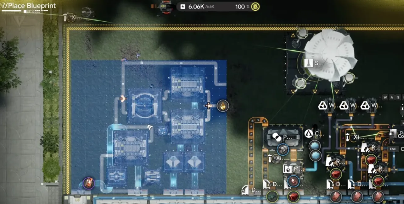 1.5 Extra Heto blueprint being placed on the left side of the Marker Stone sub AIC