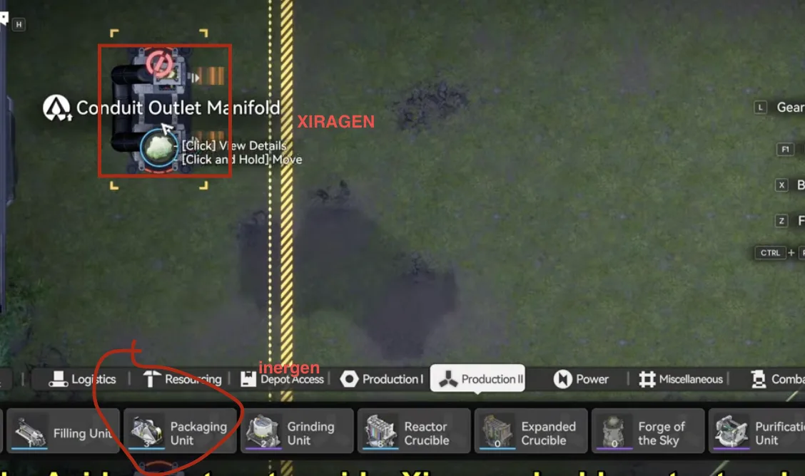 Inergen and Xiragen conduit connection