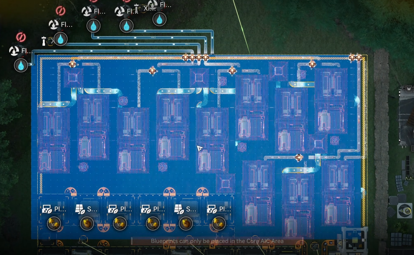Jingu Valley top half deployed layout