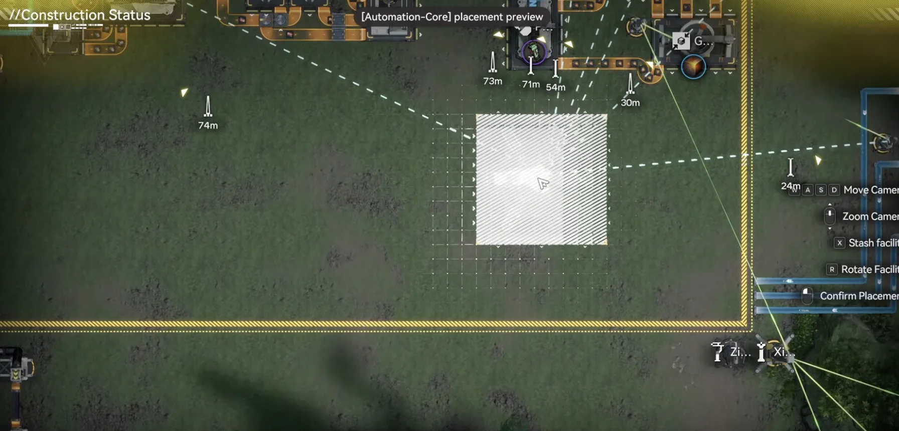 Core moved to the bottom right of the Jingyu Valley sub AIC for Trash Bin 1