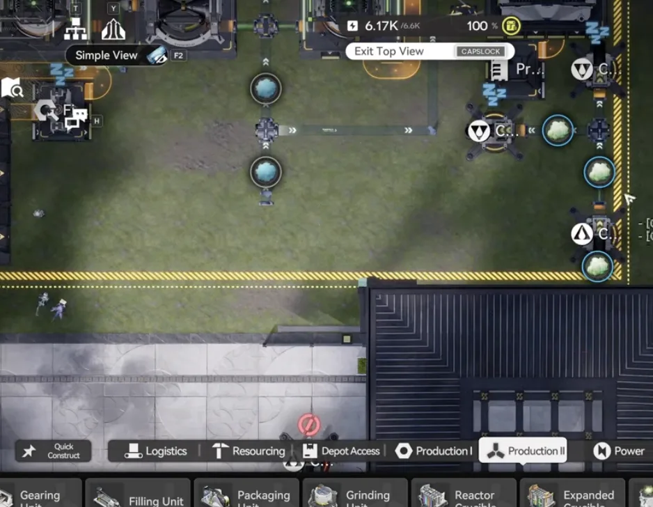 The 50 per minute Xiragen outlet connected at the bottom of the lazy base