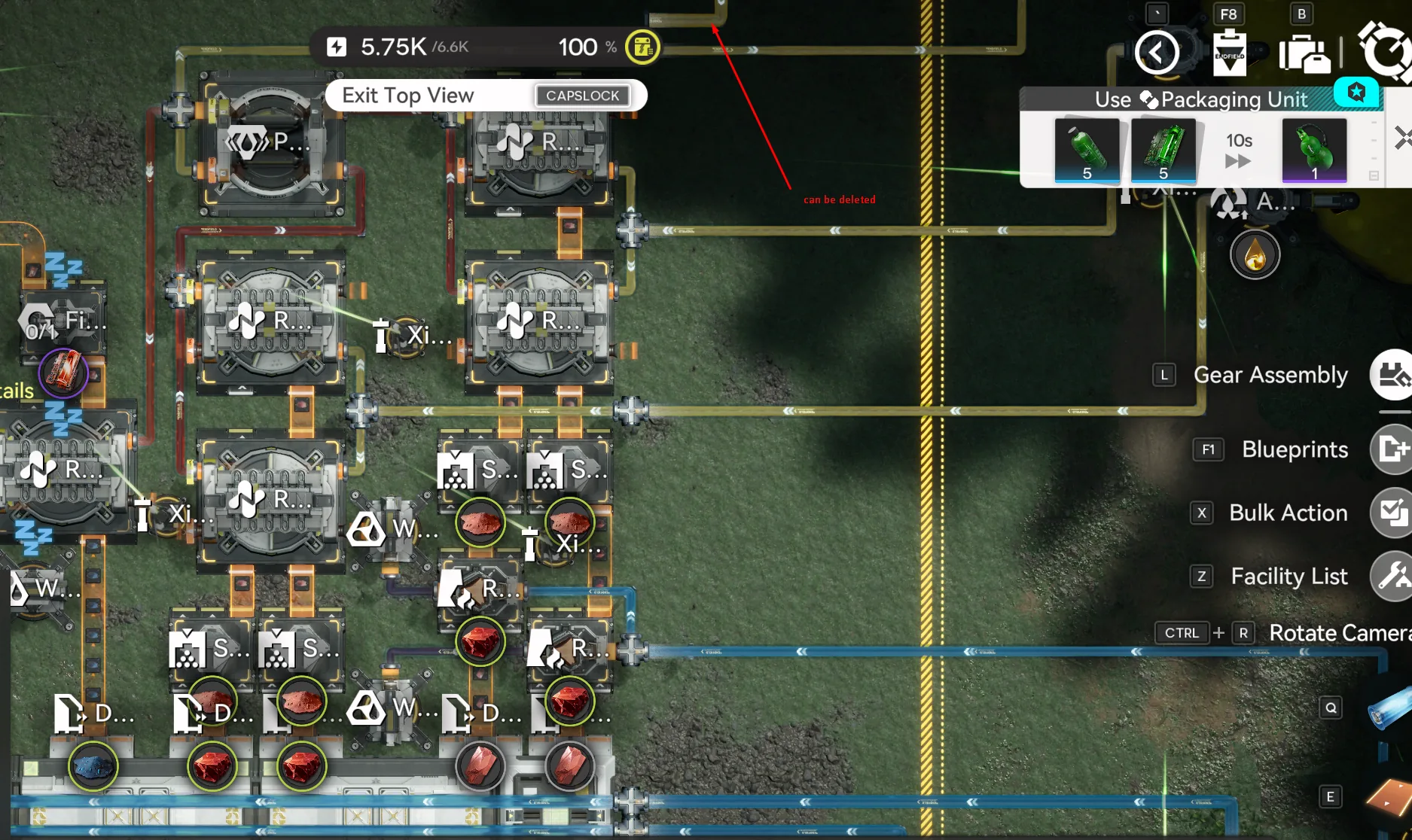 Marker Stone pipe-only layout