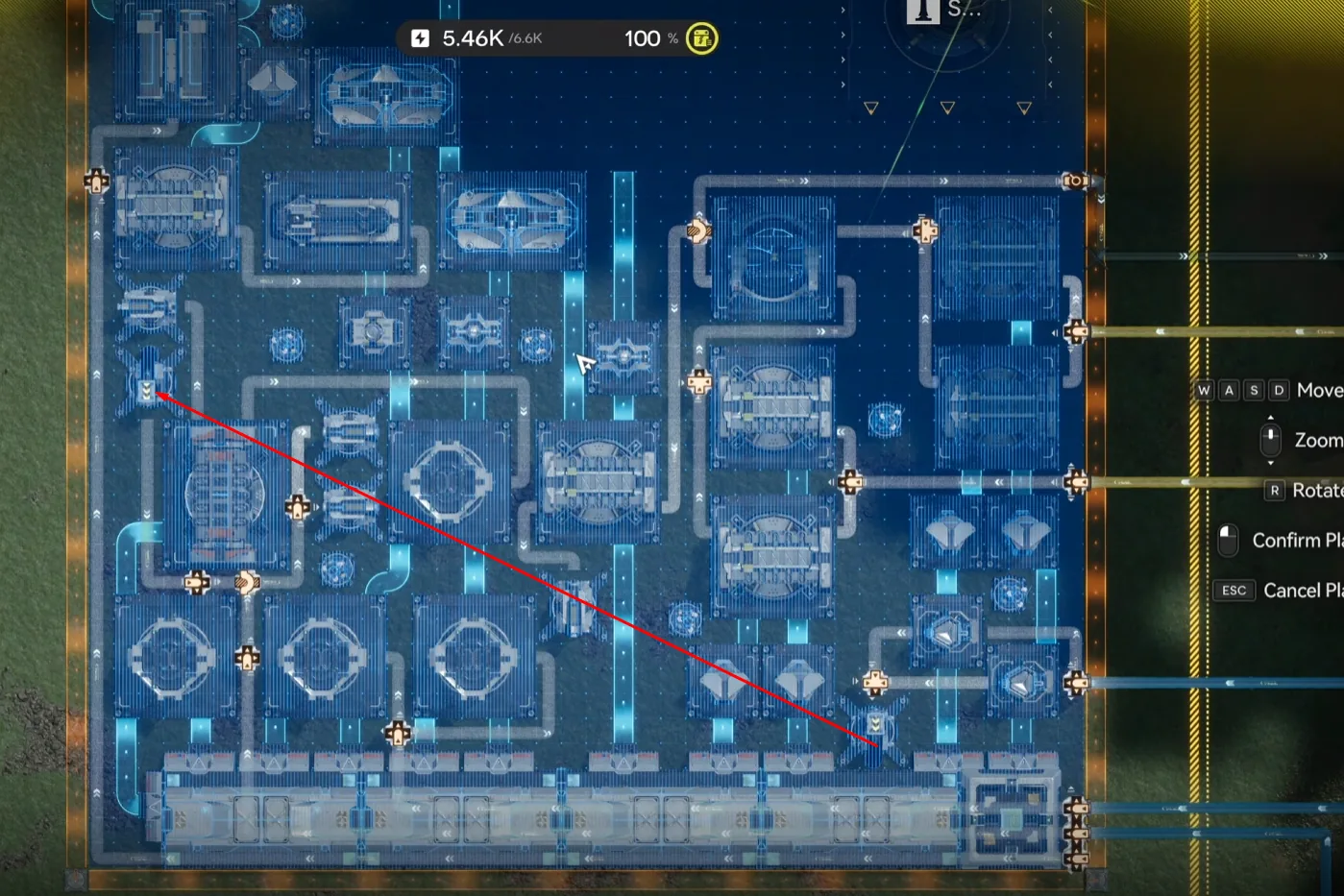 Event MS P2 blueprint layout overview