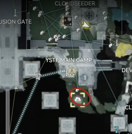 The Inergen gas location reached after the new Xiragen waypoint
