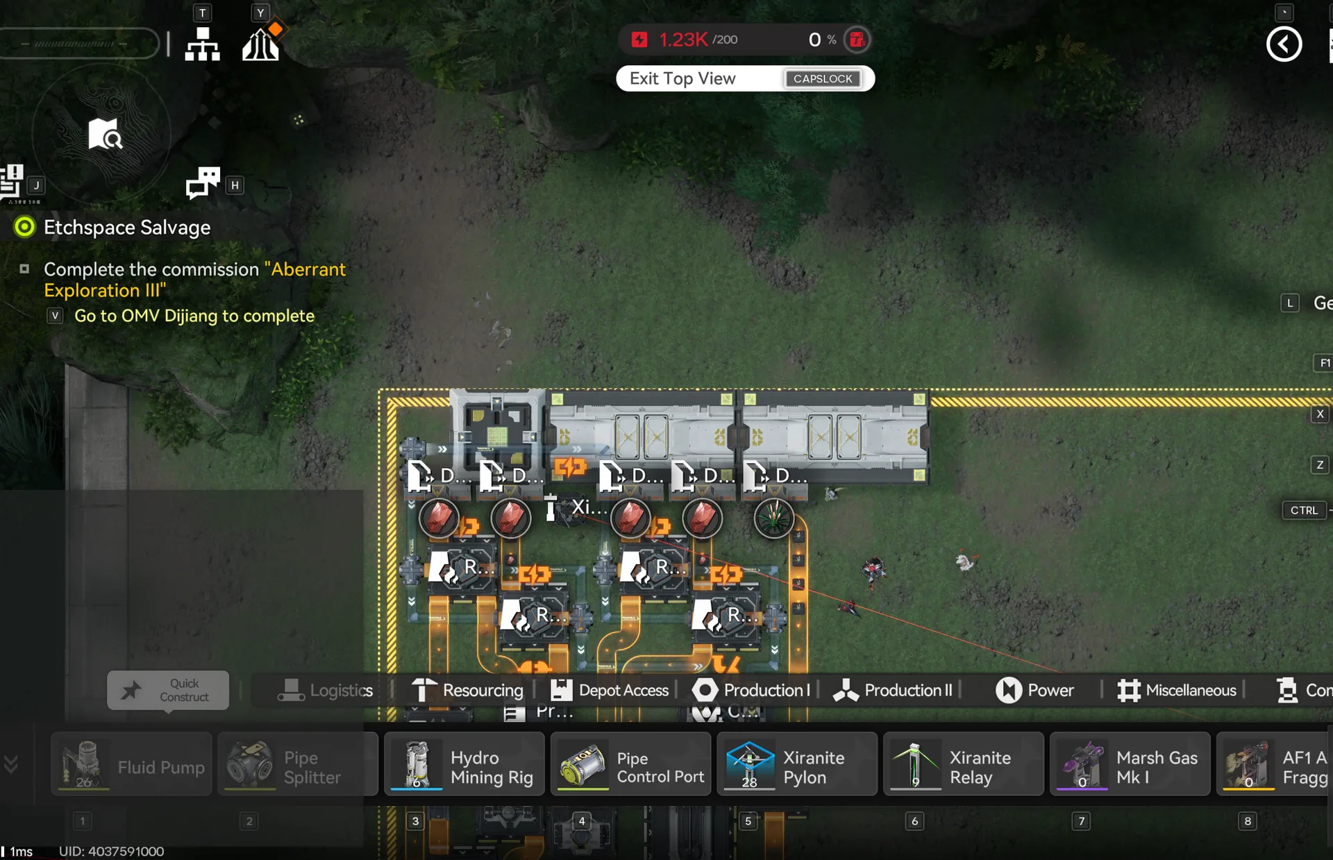 Wuling 1 - Deploy at top left corner, river on left side