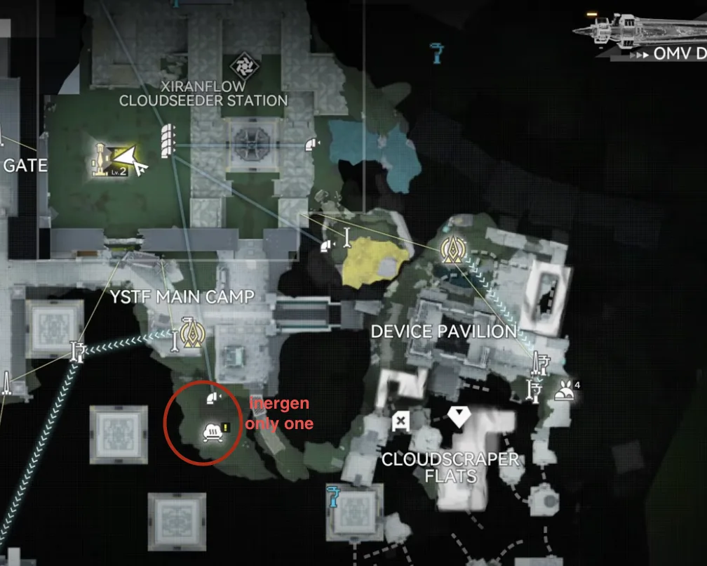 20 per minute Inergen location at Yinglung Pass