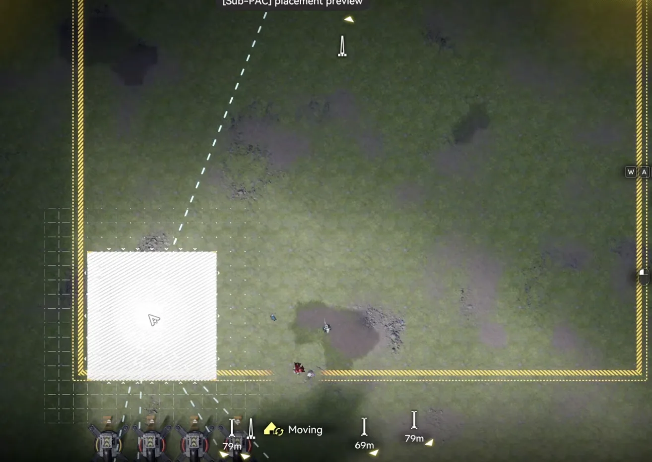 Core moved to the bottom left of Yinglung Pass after outlet connections