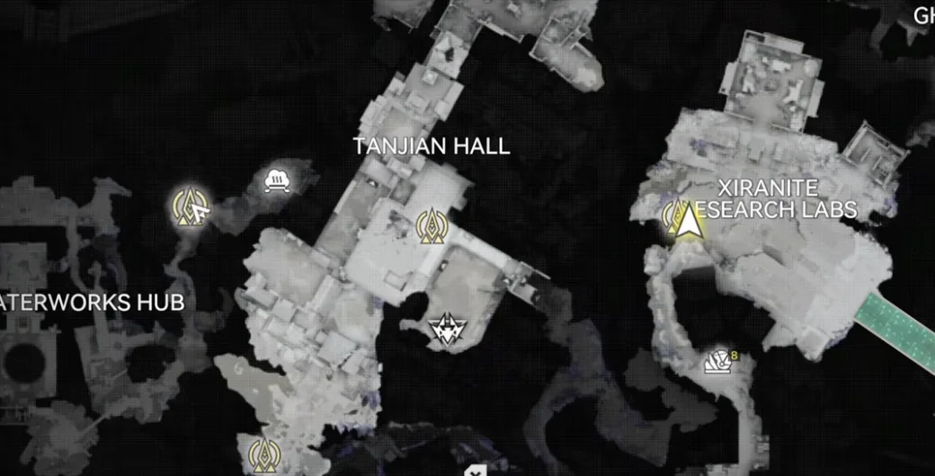 Second Gas Extractor location on the left side near Tanjian Hall