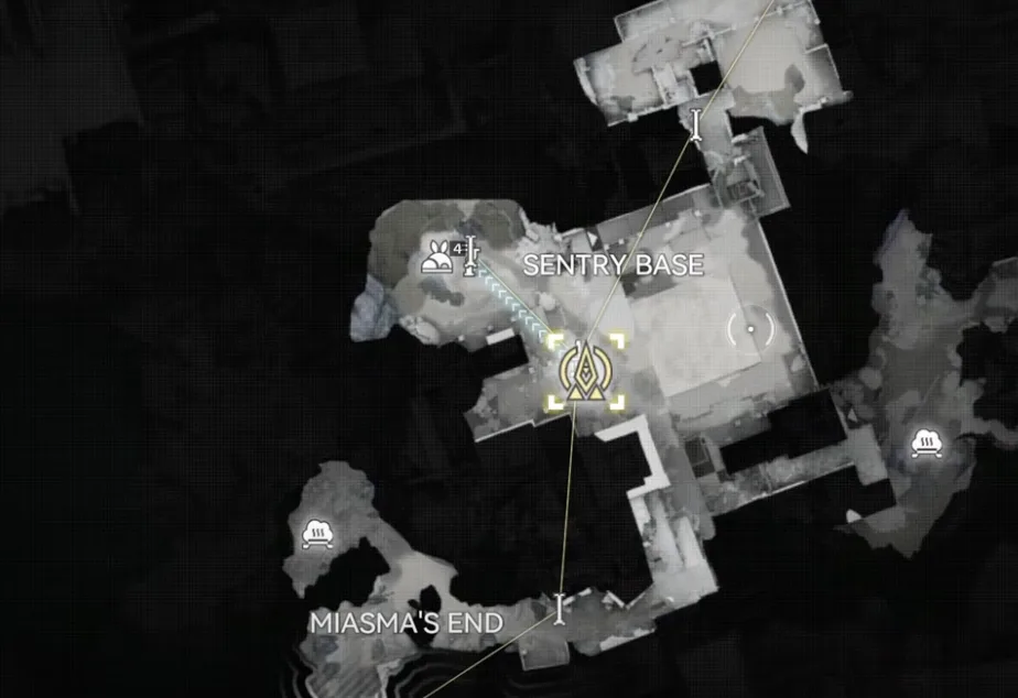 Sentry Base connection location for the last Xiragen extractors