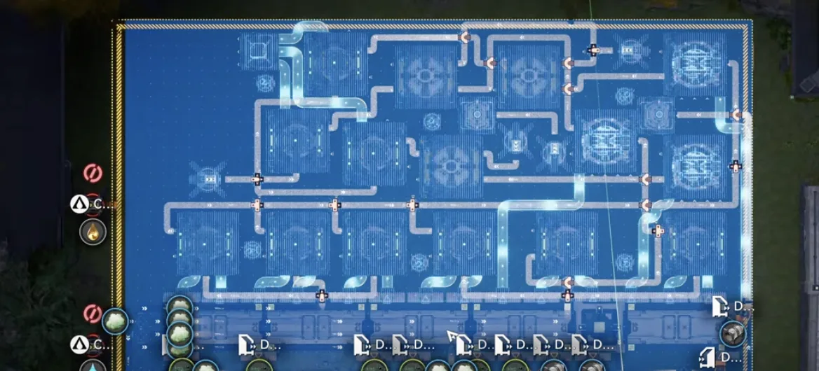 1.5 YP Top blueprint placed on the far right of the Yinglung Pass sub AIC above the Depot Bus row