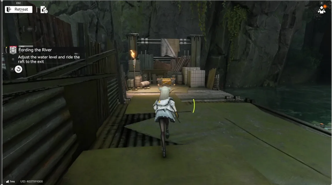 Fording the River first chest location