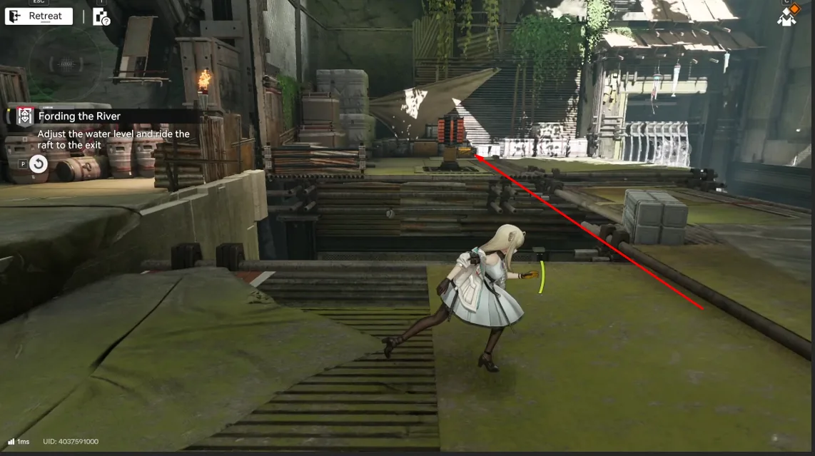 Fording the River third chest location