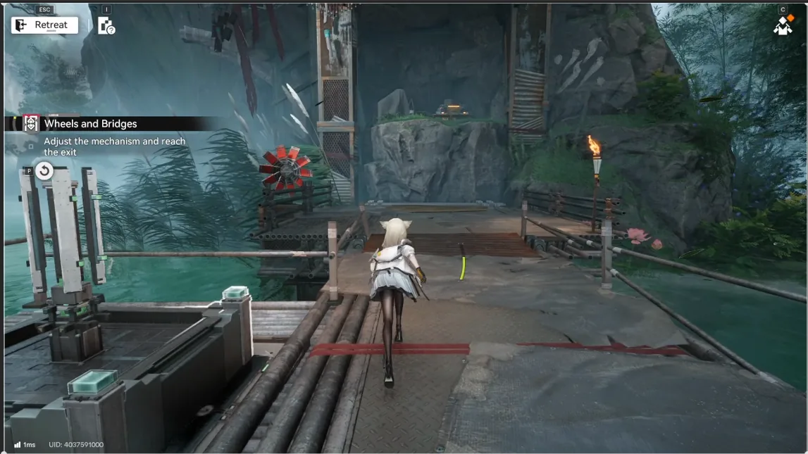 Wheels and Bridges first chest location