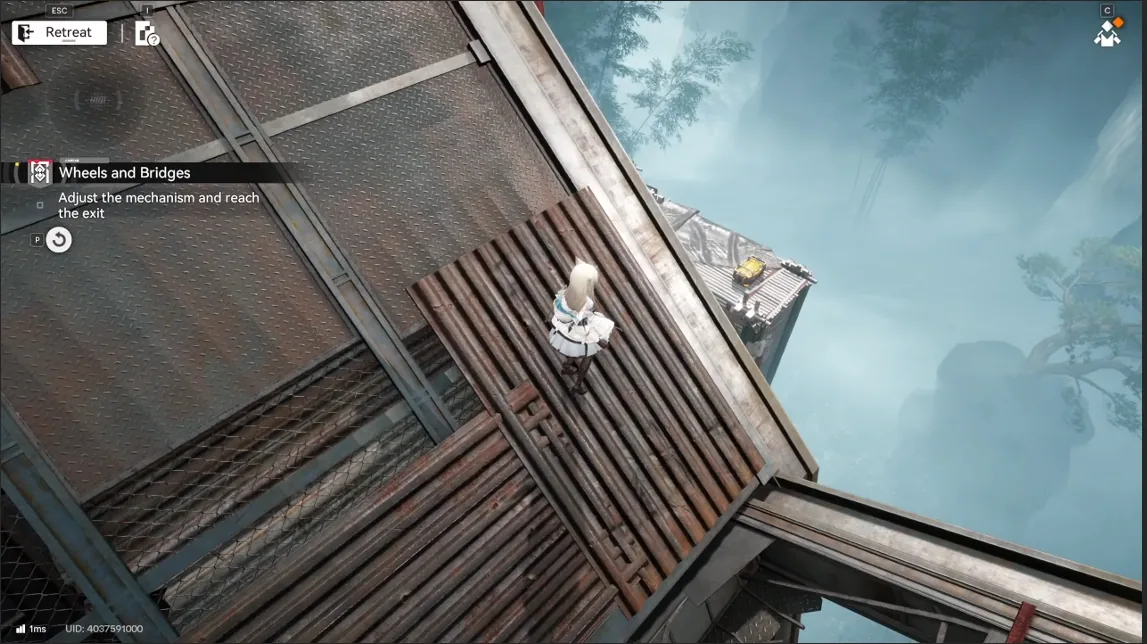 Wheels and Bridges second chest location