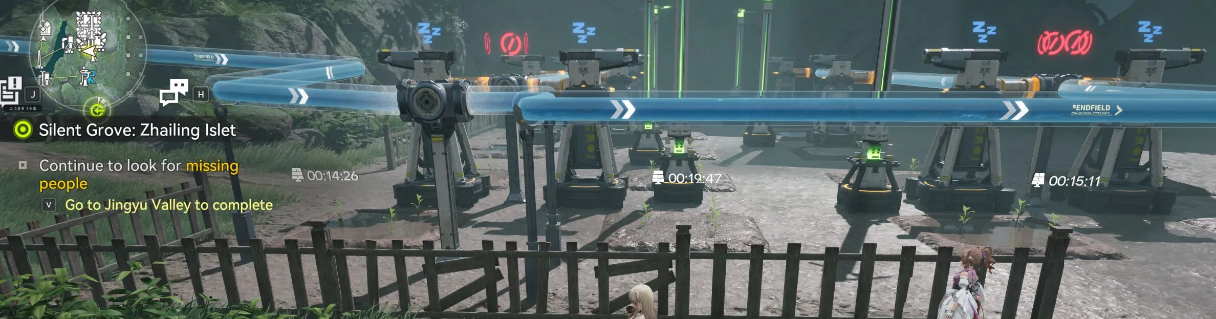 Wuling Eco-Farm Layout - Optimized sprinkler placement prevents operators from getting stuck